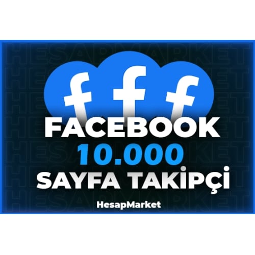  10000 ⭐ FACEBOOK ⭐ SAYFA TAKİPÇİ